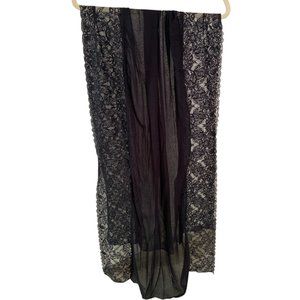 SALE!! WOMEN'S BLACK ELEGANT SCARF. GORGEOUS! STATMENT PIECE!
